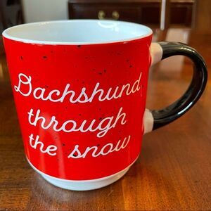 Dachshund through the Snow Coffee Tea Cup